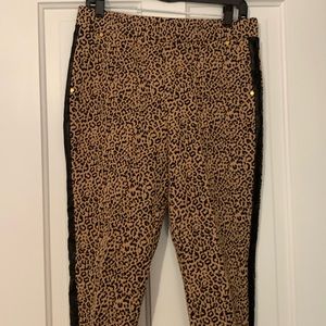 Michael Kors leopard print leggings